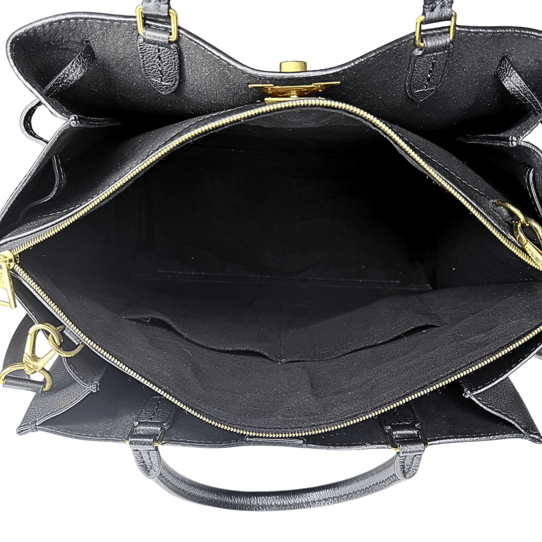 Louis Vuitton Black Leather LockMeTo Bag