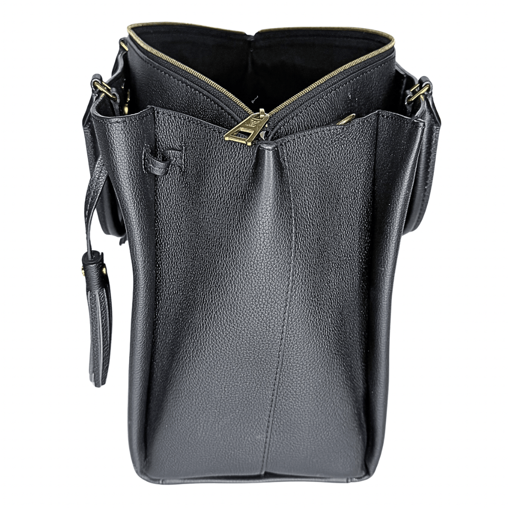 Louis Vuitton Black Leather LockMeTo Bag