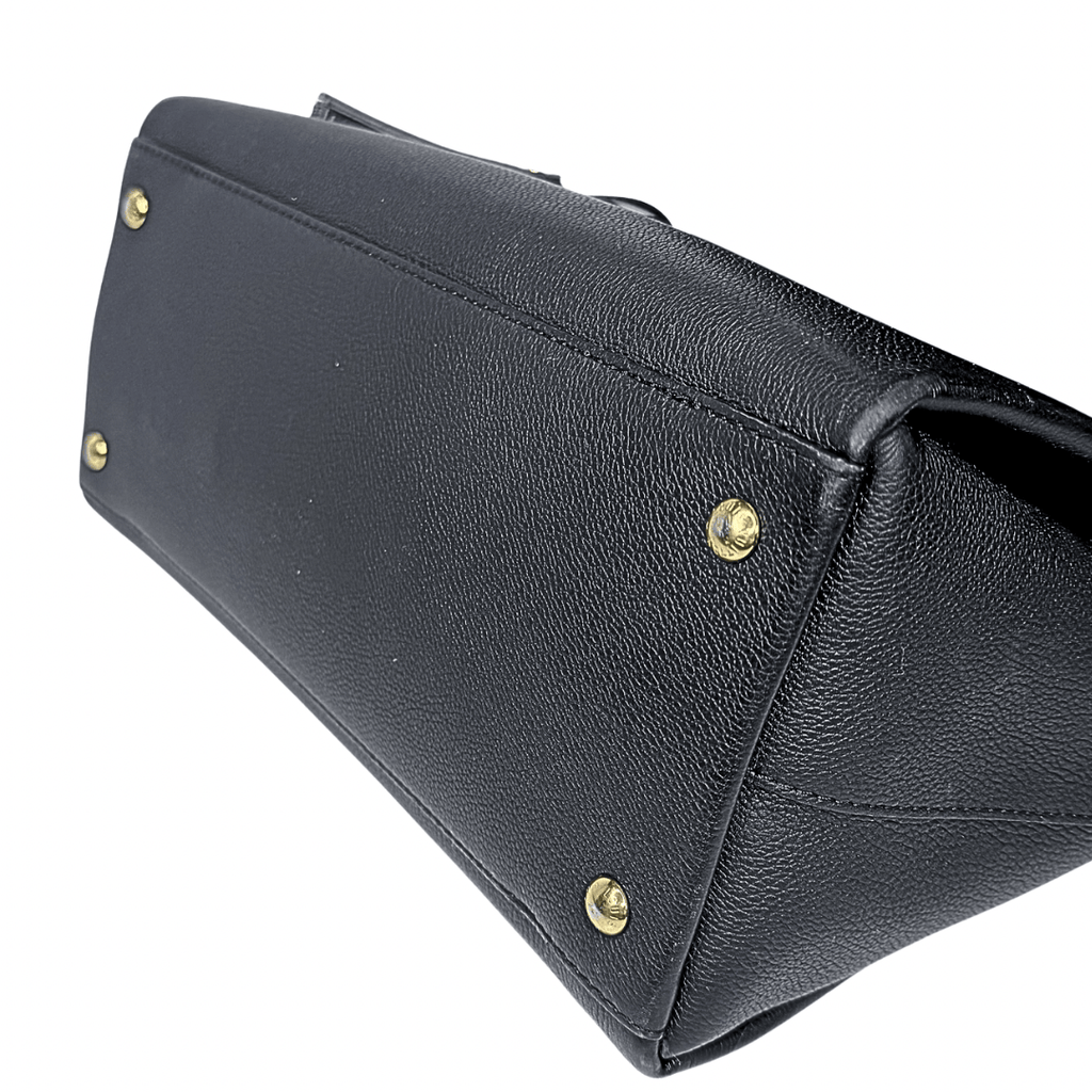 Louis Vuitton Black Leather LockMeTo Bag