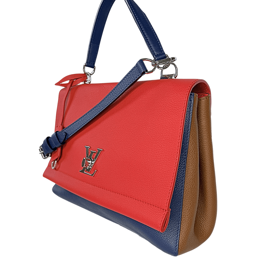 Louis Vuitton Multi Color Leather Lockme ll Crossbody
