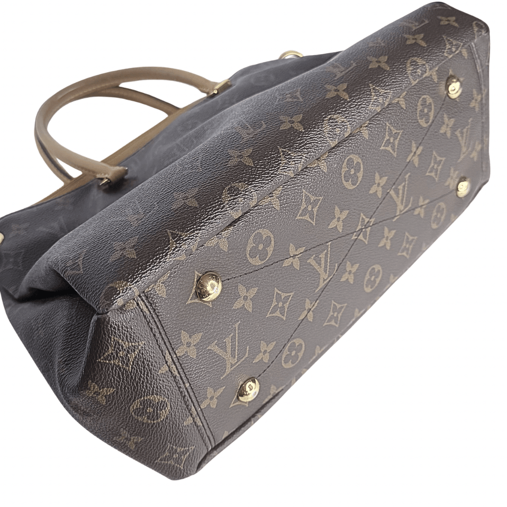 Louis Vuitton Saffron Monogram Canvas Pallas Bag w/ Strap
