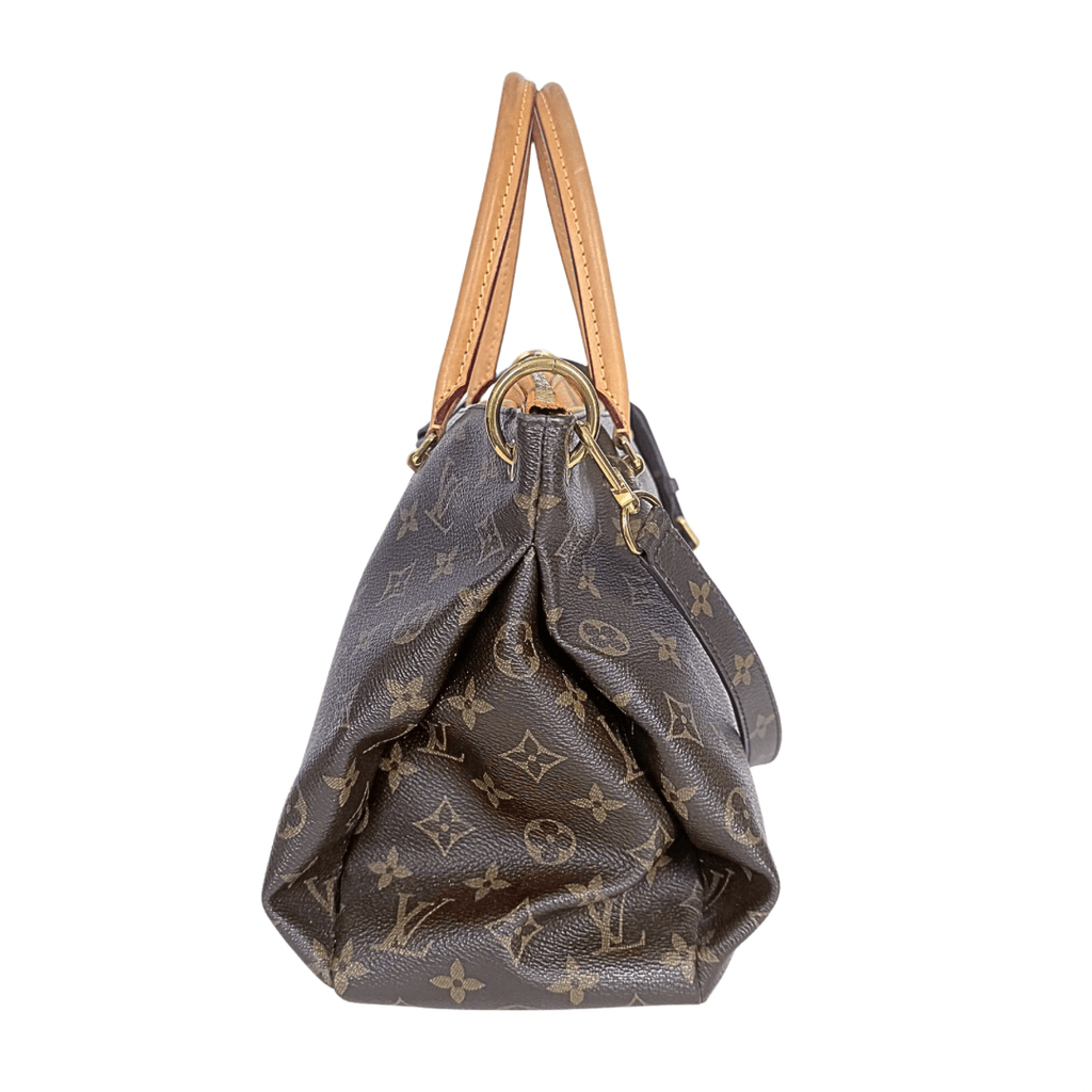 Louis Vuitton Saffron Monogram Canvas Pallas Bag w/ Strap