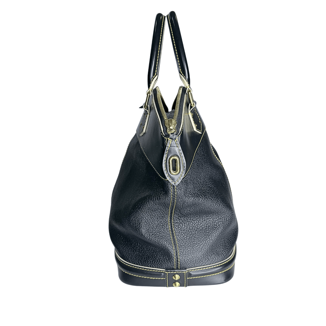 Louis Vuitton Sahuli Leather Lockit Bag