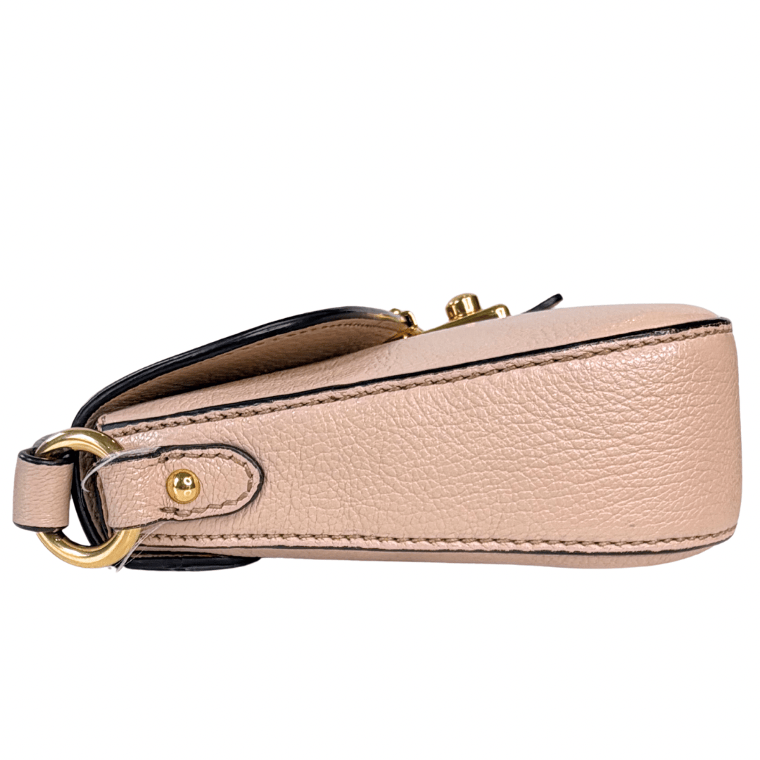 Miu Miu Leather Madras Crossbody Bag