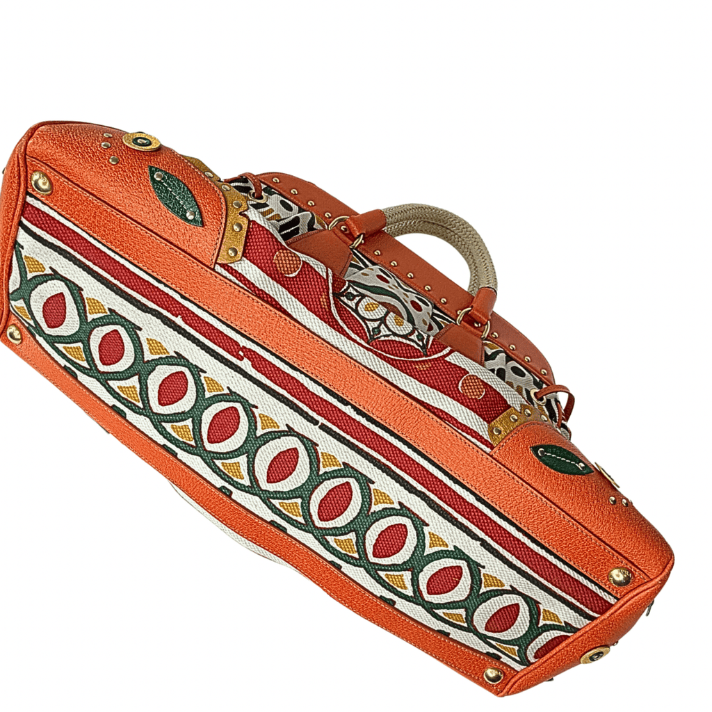 Prada Canapa Stampata Frame Bag