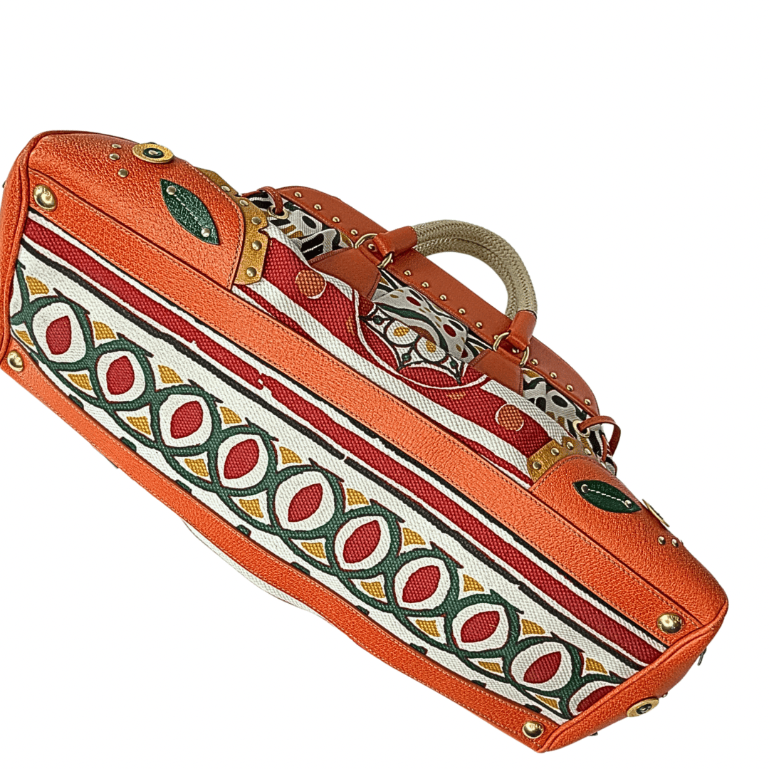 Prada Canapa Stampata Frame Bag