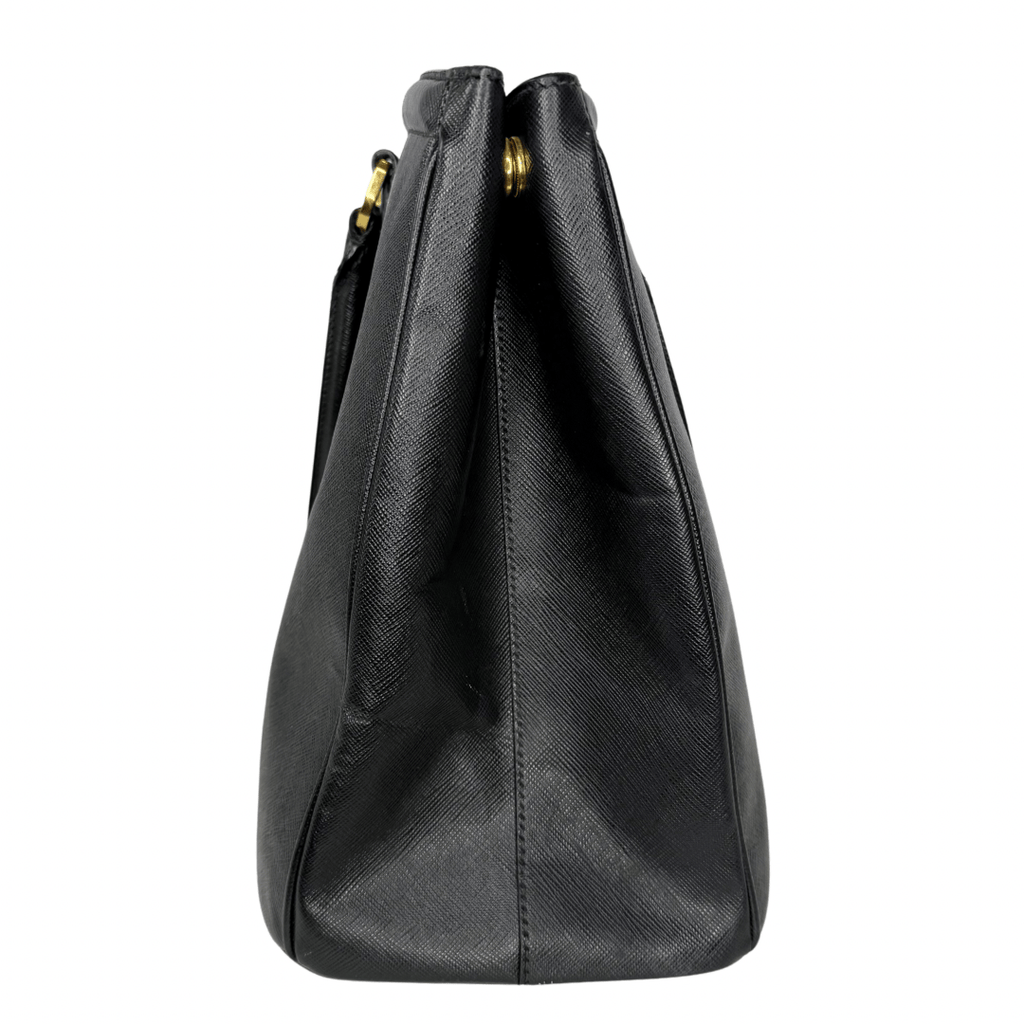 Prada Lux Leather Parabole Top Handle Bag