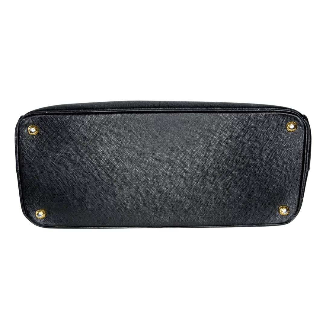 Prada Lux Leather Parabole Top Handle Bag
