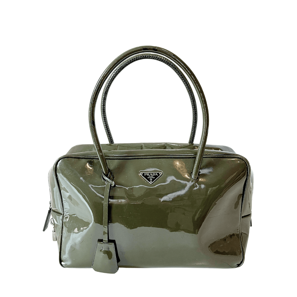 Prada Patent Leather Shoulder Bag