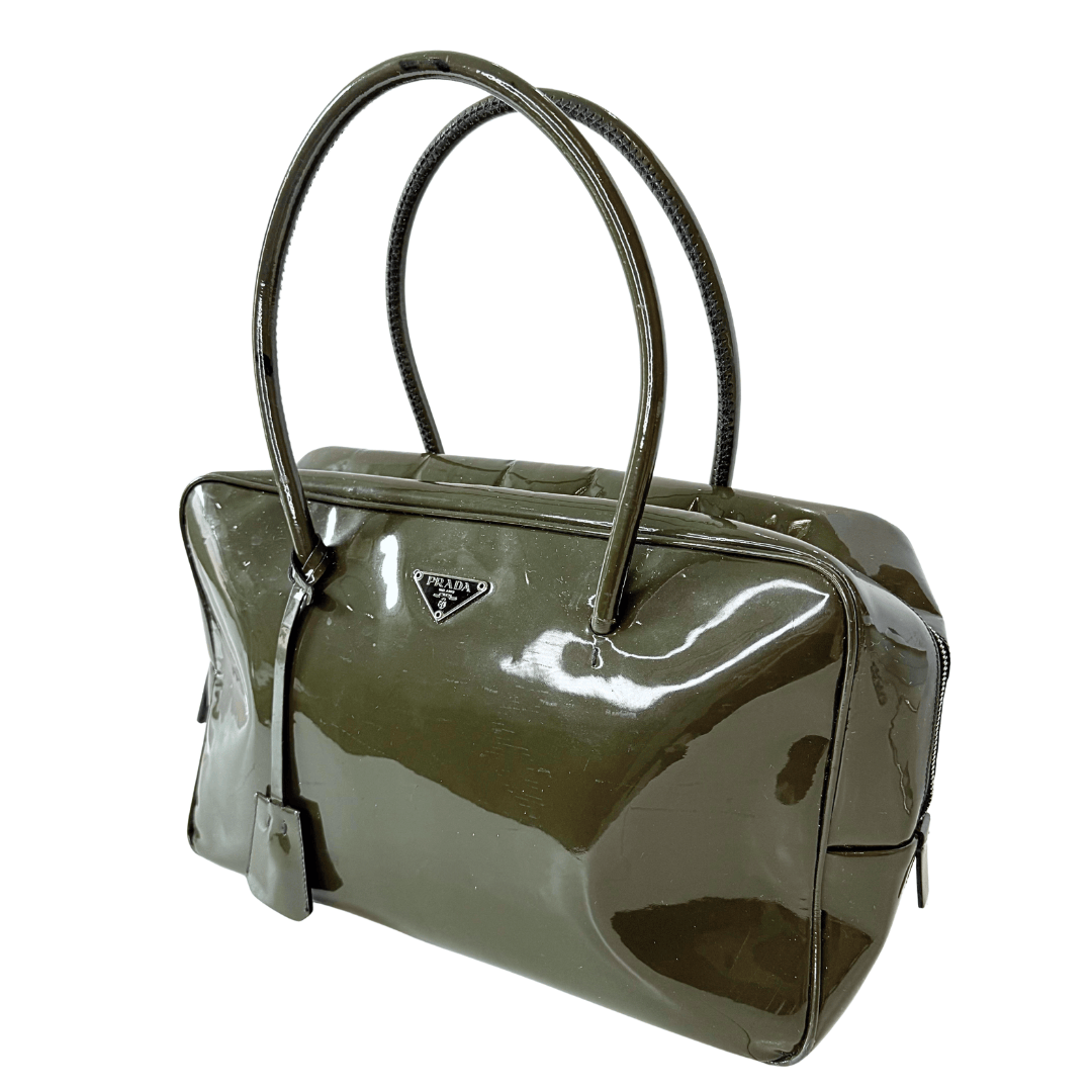 Prada Patent Leather Shoulder Bag