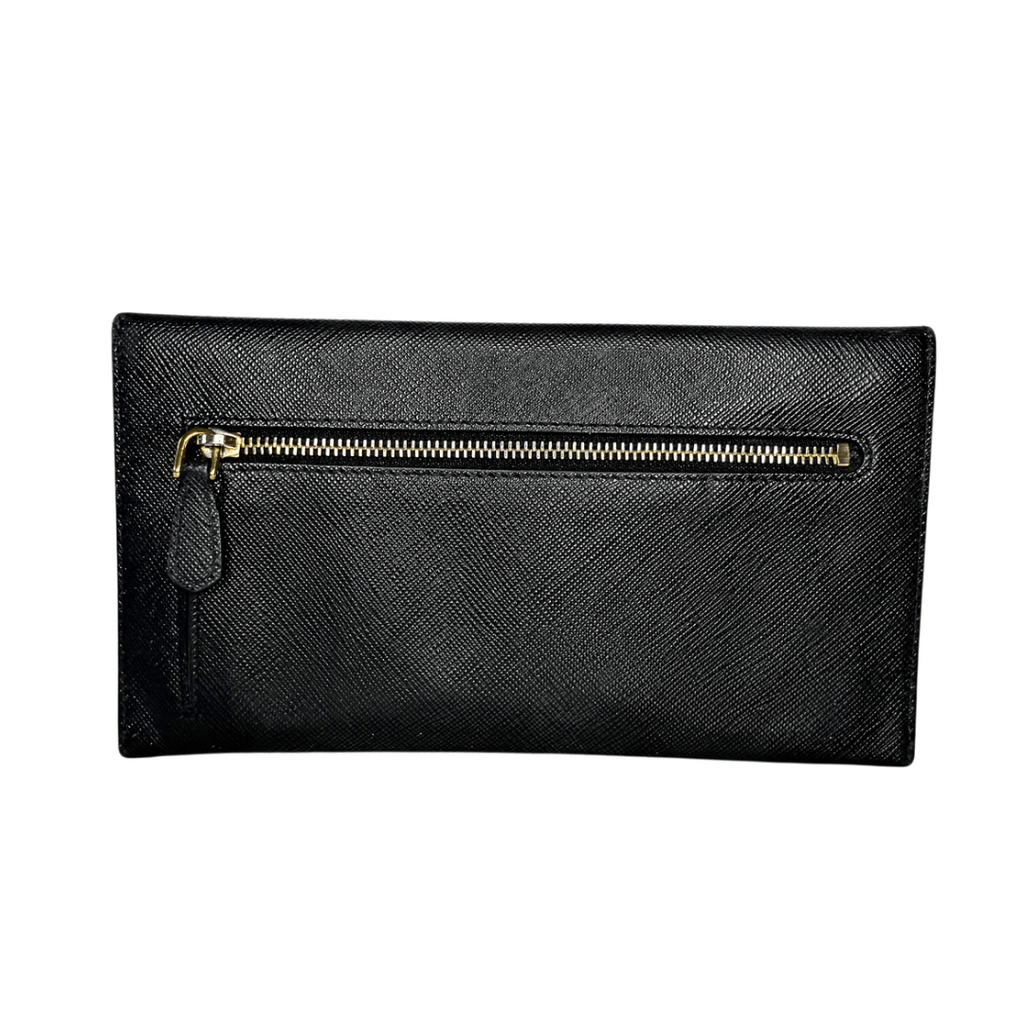Prada Saffiano Leather Clutch Wallet