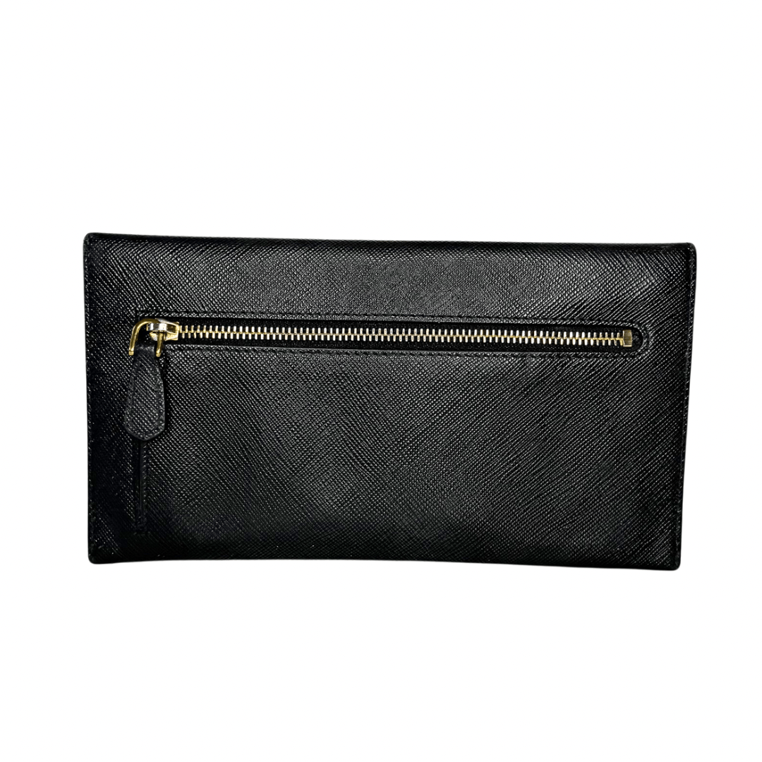 Prada Saffiano Leather Clutch Wallet