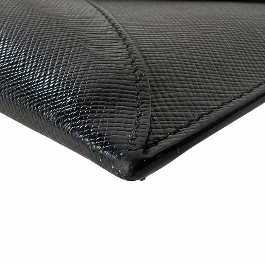 Prada Saffiano Leather Clutch Wallet