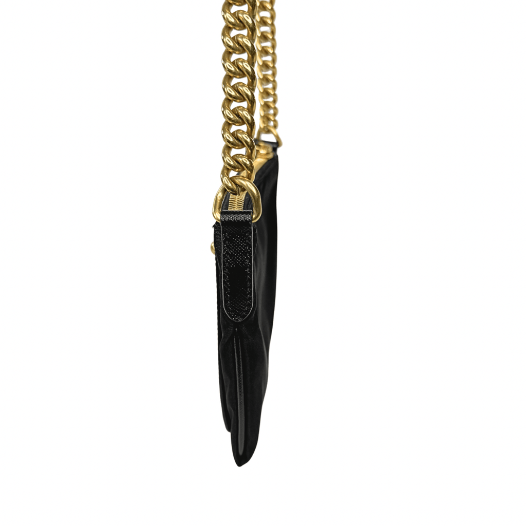 Prada Signature Tessuto Oro Crossbody Bag