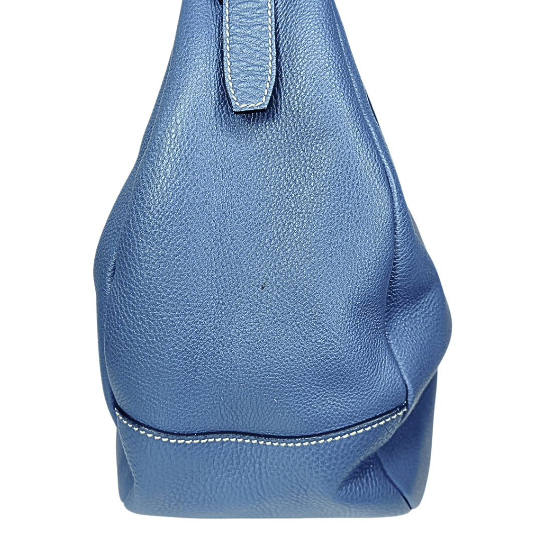 Prada Vitello Daino Zip Top Hobo Large