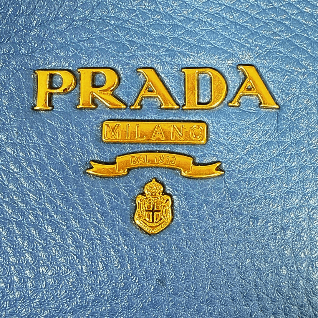 Prada Vitello Daino Zip Top Hobo Large