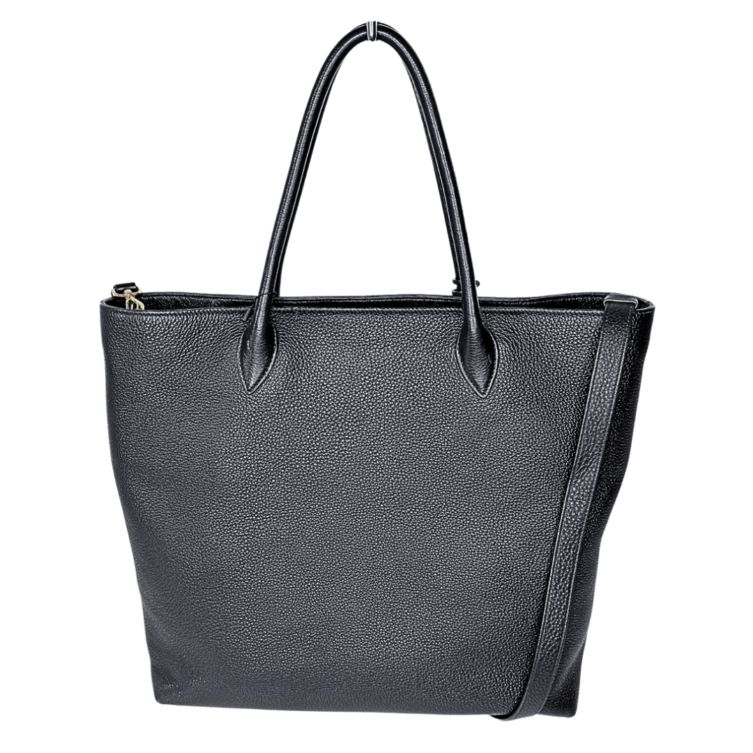 Prada Vitello Daino Large Dual Strap Zip Tote
