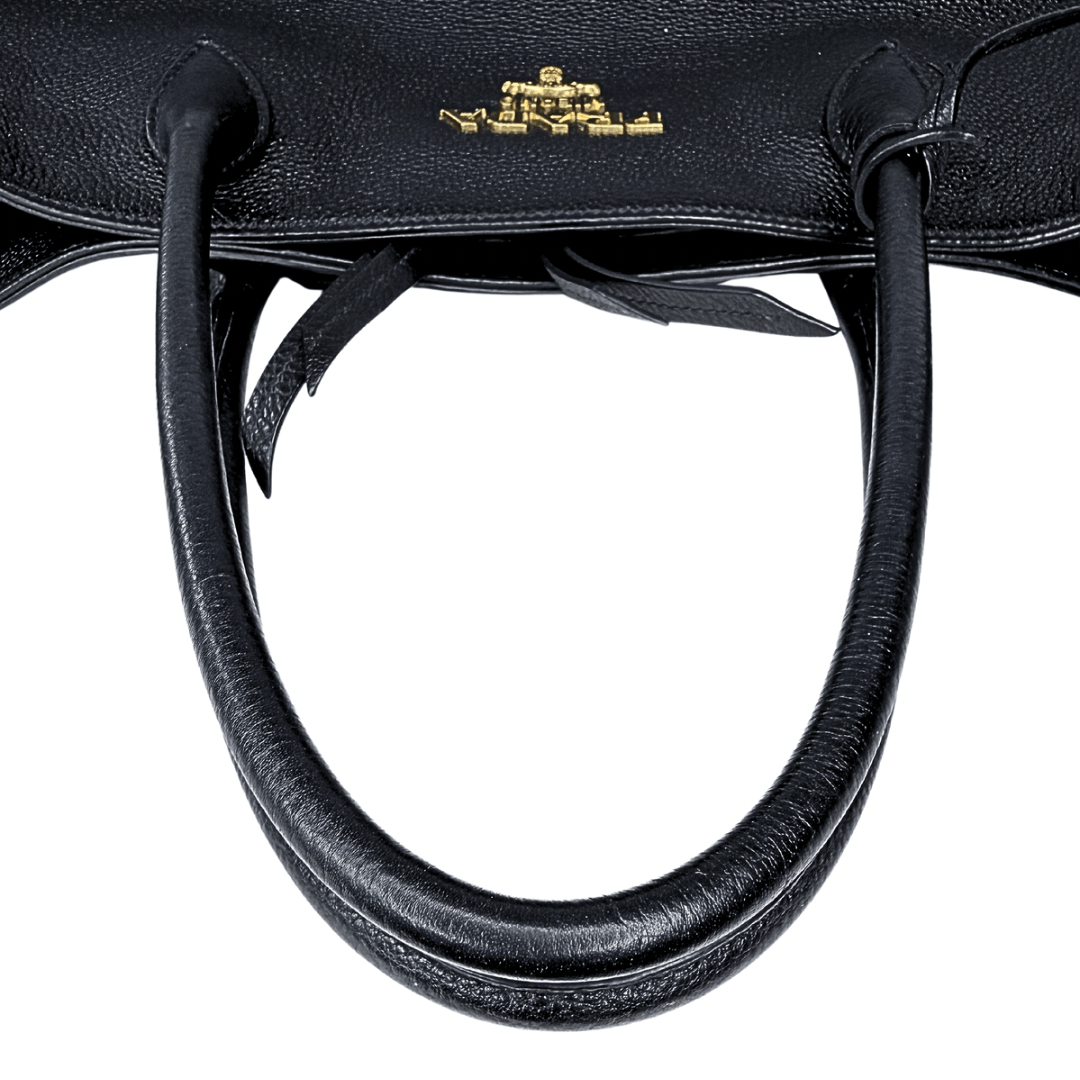 Prada Vitello Daino Large Dual Strap Zip Tote