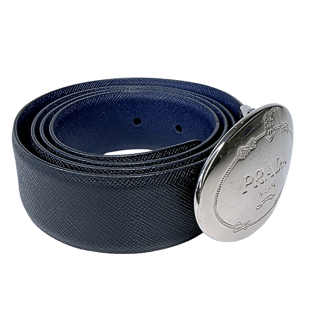 Prada Reversible Buckle Logo Belt 90/36