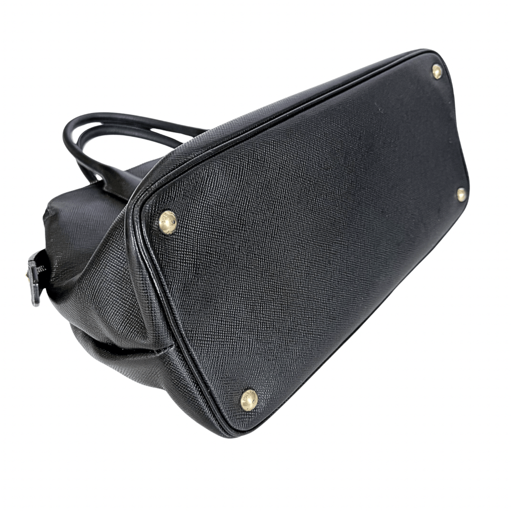 Prada Saffiano Cuir Triple-Zip Dome Tote