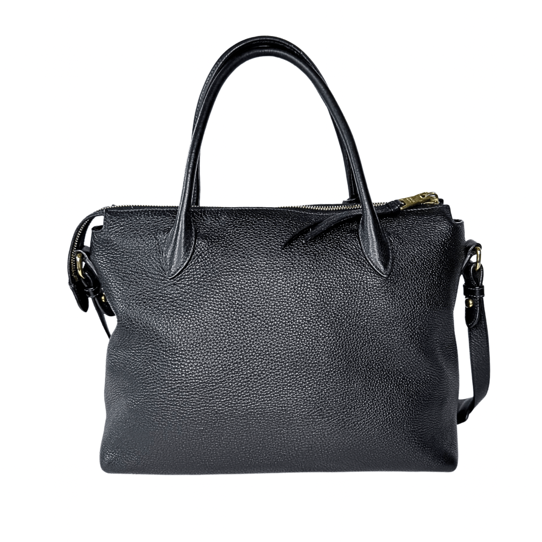 Prada Vitello Daino Small Dual Strap Zip Tote