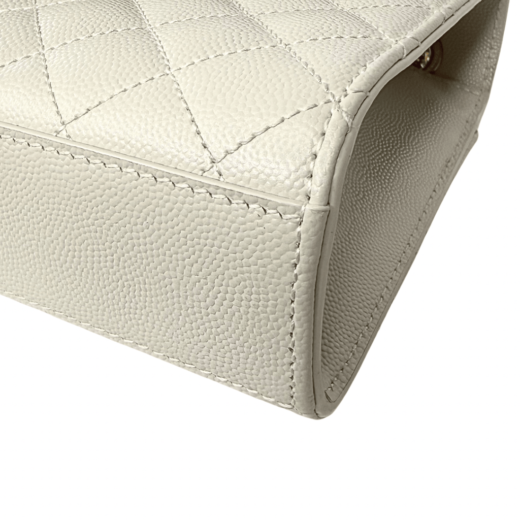 Saint Laurent White Medium Envelope Bag