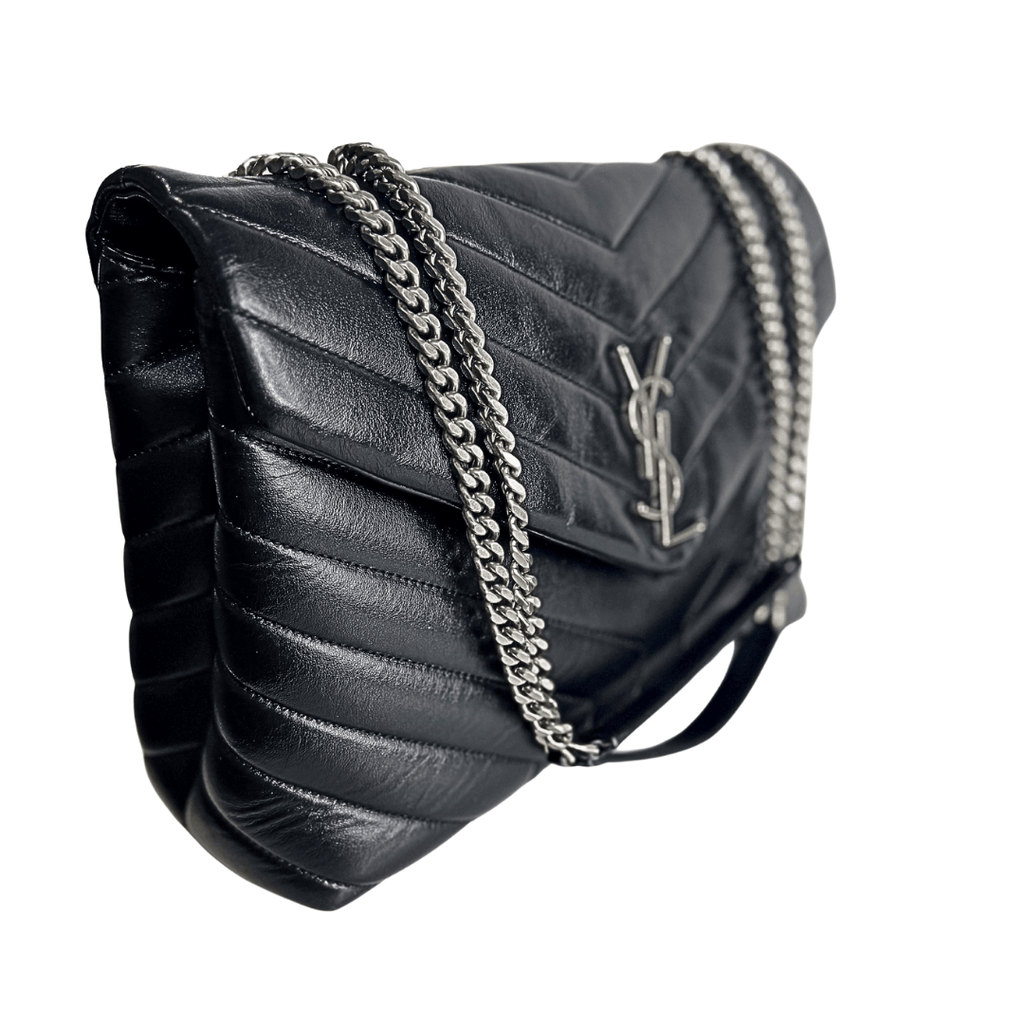 Saint Laurent Medium Matelasse LouLou Shoulder Bag