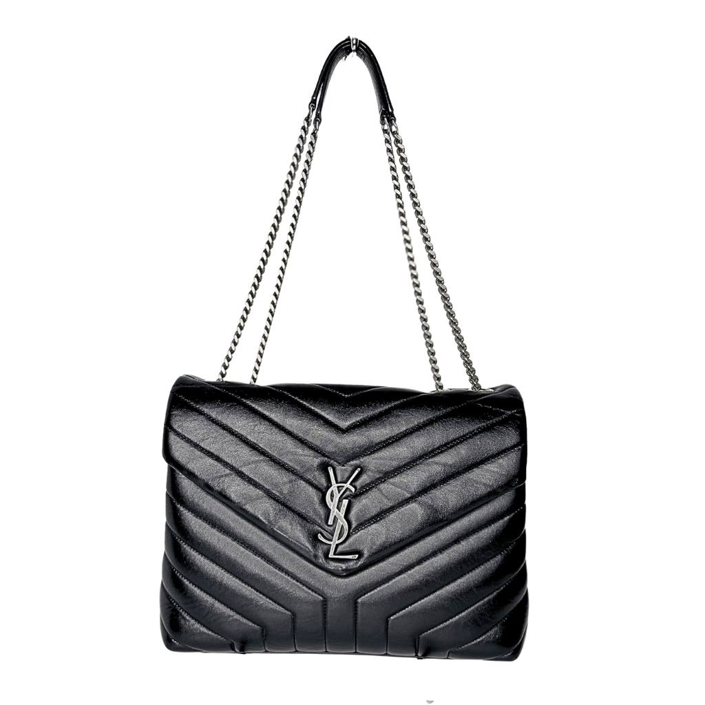 Saint Laurent Medium Matelasse LouLou Shoulder Bag