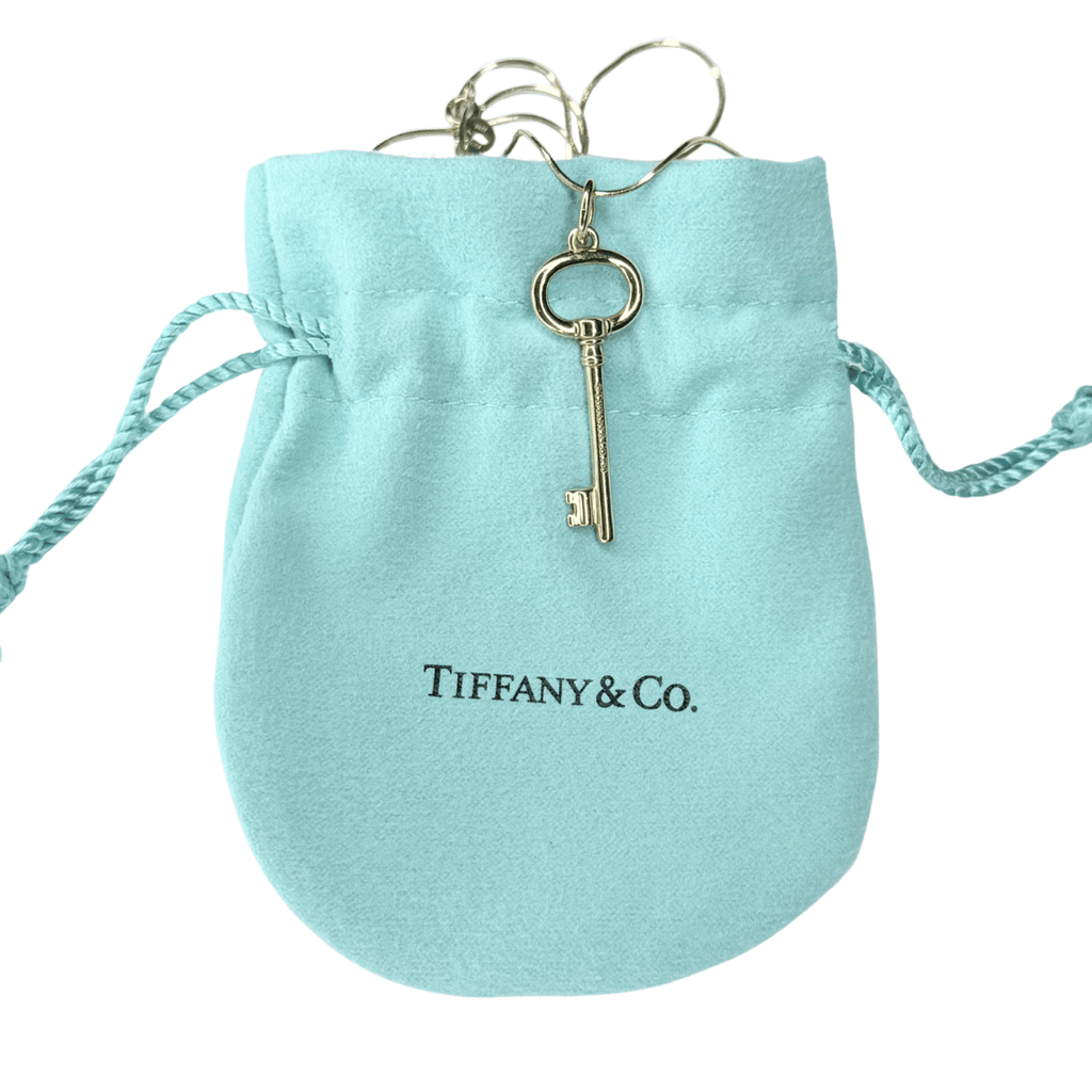 Tiffany & Co. 18K Yellow Gold Key Pendant