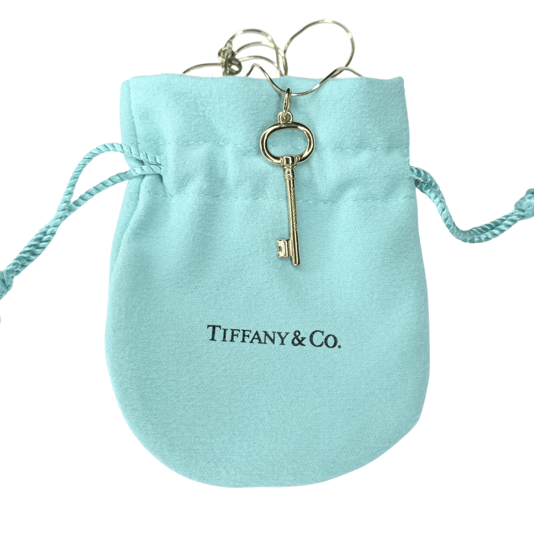 Tiffany & Co. 18K Yellow Gold Key Pendant