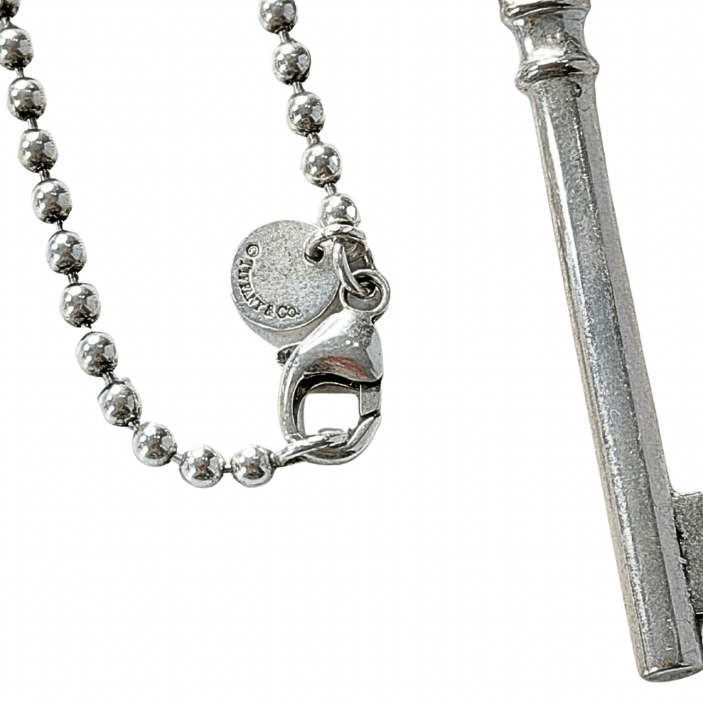 Tiffany & Co Crown Key and Lock Chain Necklace