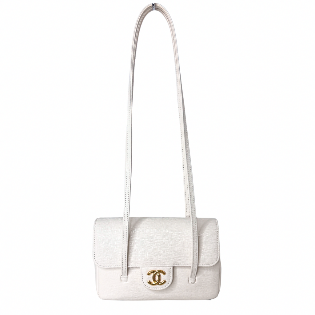 Chanel Shiny Caviar Mini Preppy Coco Shoulder Bag
