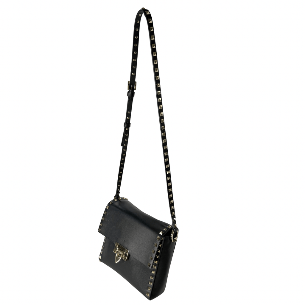 Valentino Square Rockstud Crossbody Bag