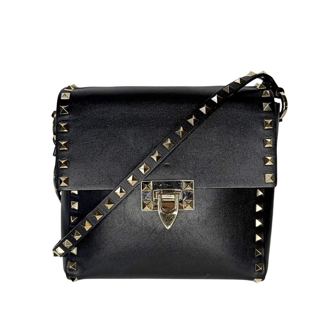Valentino Square Rockstud Crossbody Bag