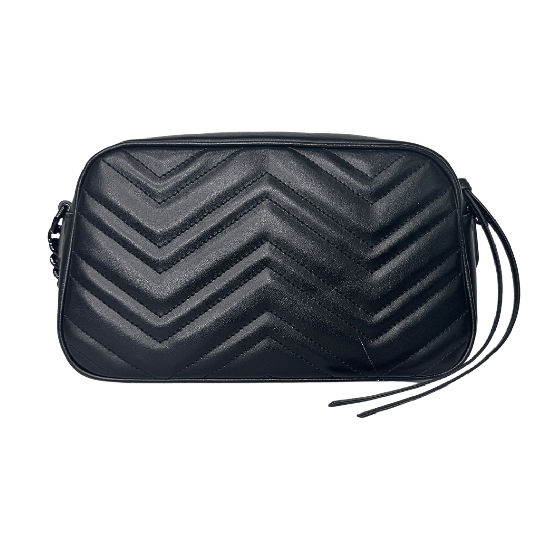Gucci Black on Black Marmont Camera Bag