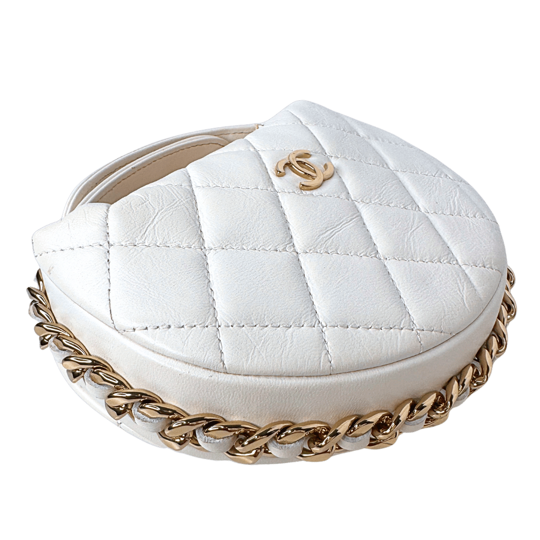 Chanel Quilted Chain Around Hobo Pouch