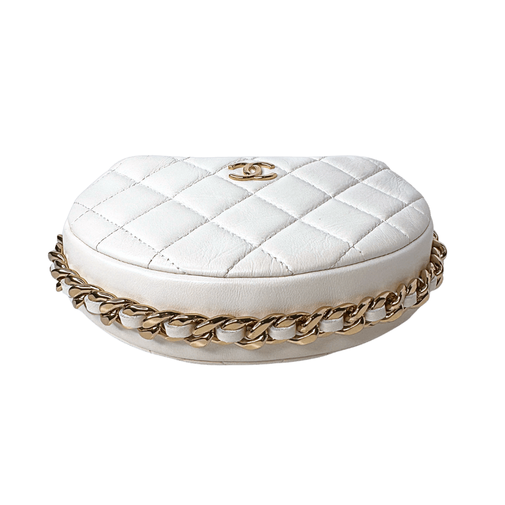Chanel Quilted Chain Around Hobo Pouch