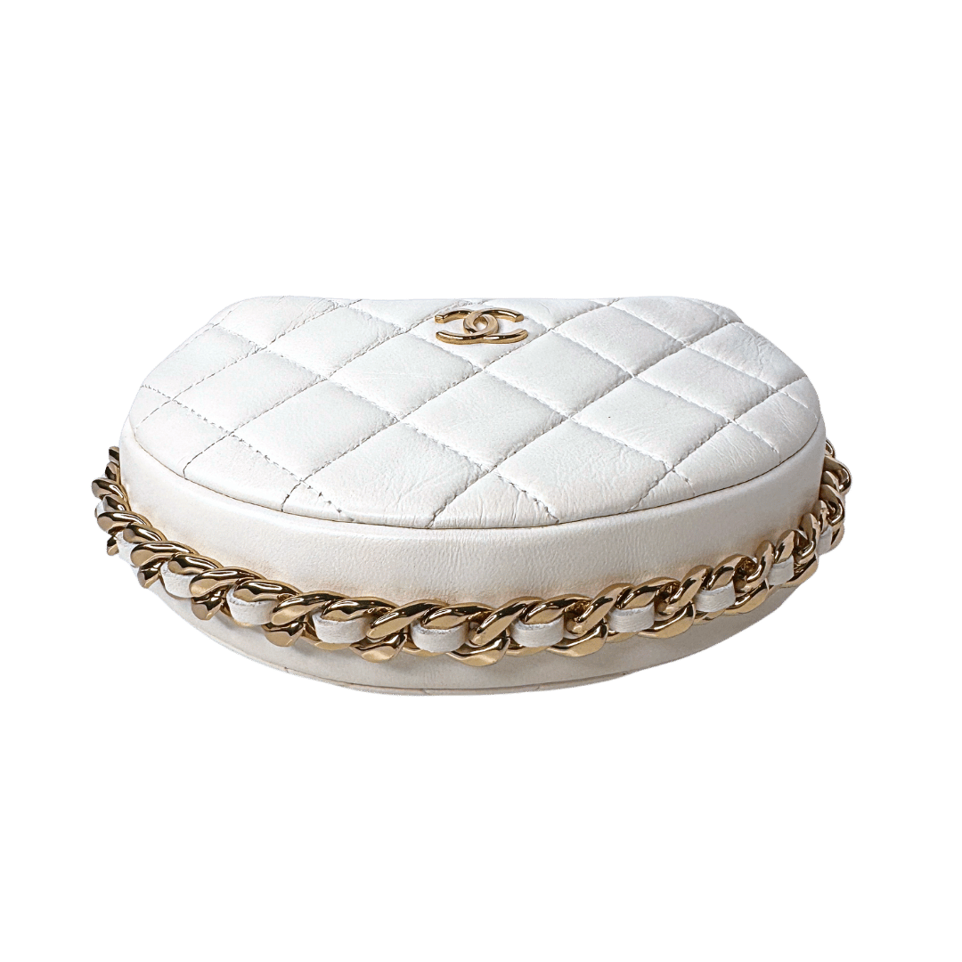 Chanel Quilted Chain Around Hobo Pouch