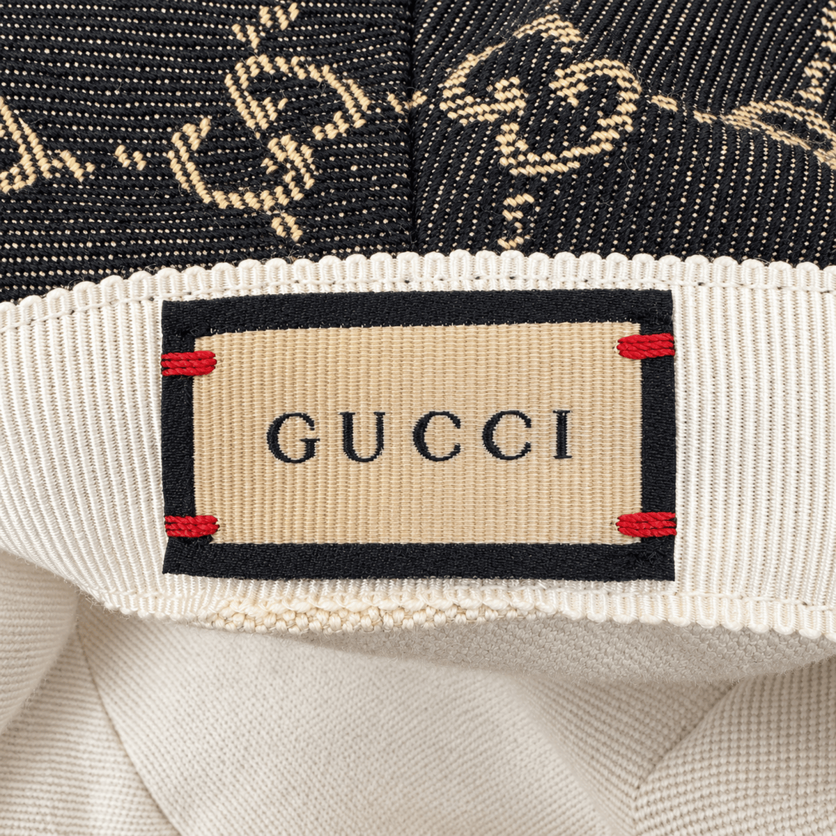 Gucci GG Logo Denim Bucket Hat