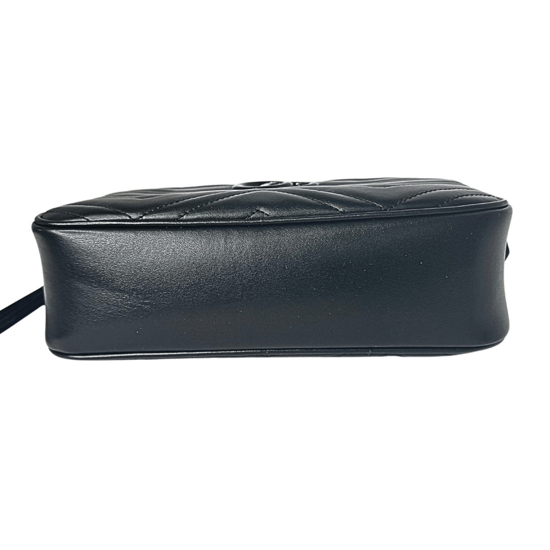 Gucci Black on Black Marmont Camera Bag