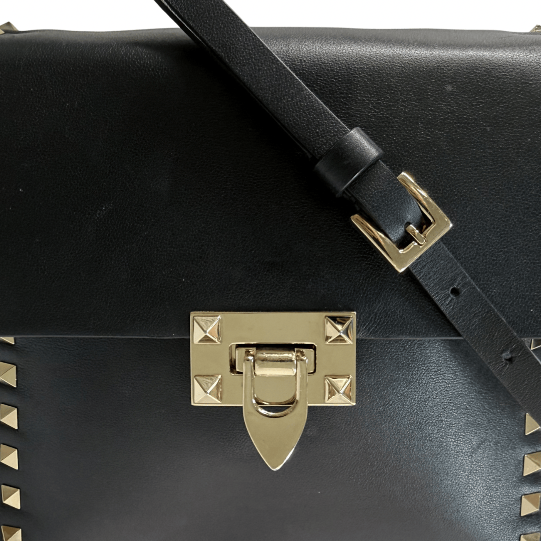 Valentino Square Rockstud Crossbody Bag