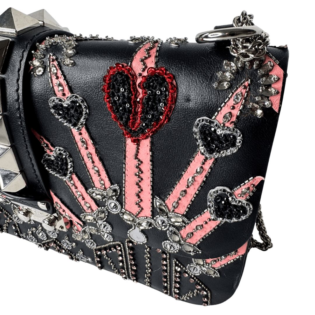 Valentino Garavani Love Blade Rock Stud Glam Lock Bag
