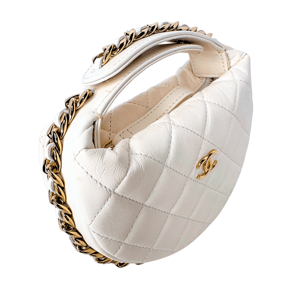 Chanel Quilted Chain Around Hobo Pouch