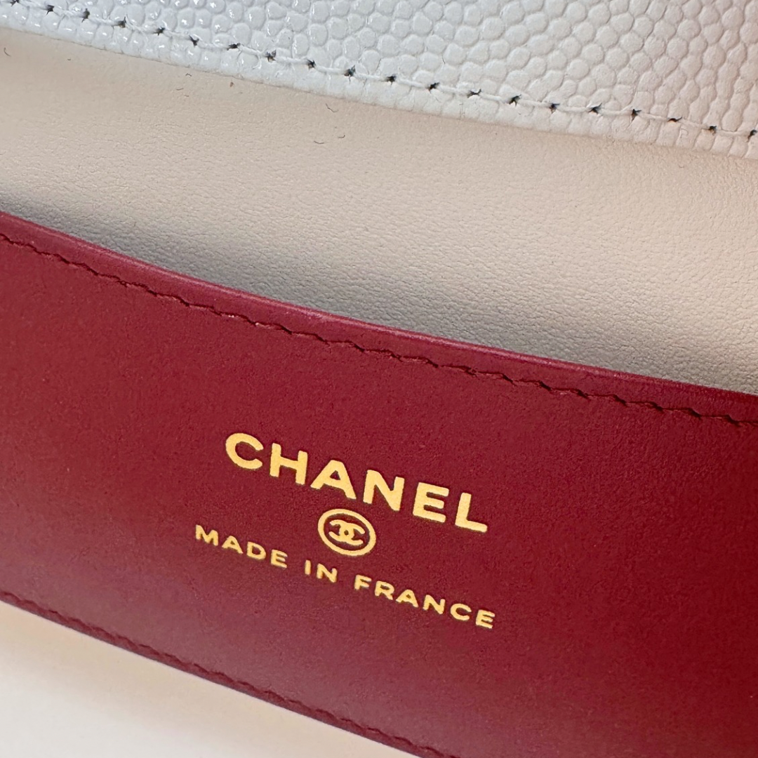 Chanel Shiny Caviar Mini Preppy Coco Shoulder Bag