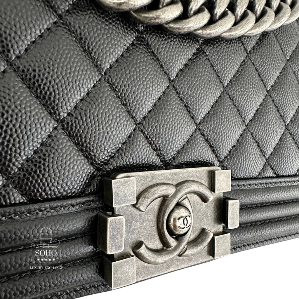 Chanel Caviar Medium Boy Bag