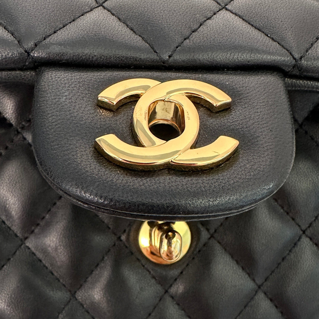 Chanel Lambskin Quilted Mini Rectangular Flap Bag