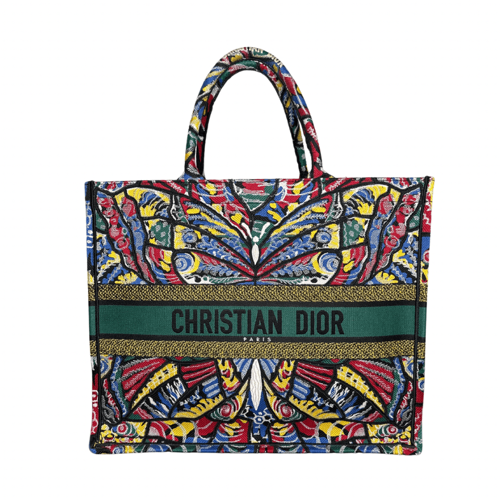 Christian Dior Large Butterfly Book Tote