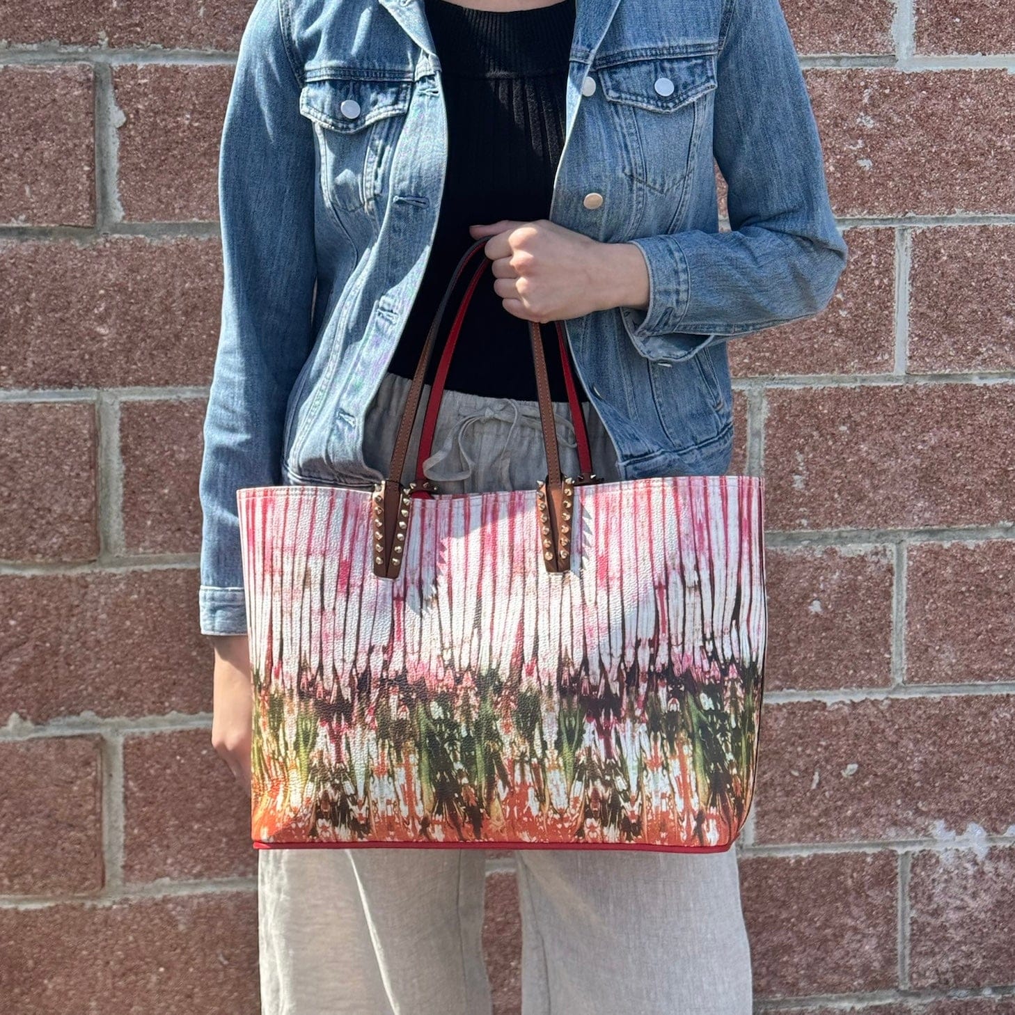 Christian Louboutin Leather Cabata Tote