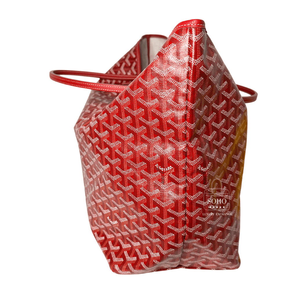 Goyard Goyardine St. Louis GM Tote-Red