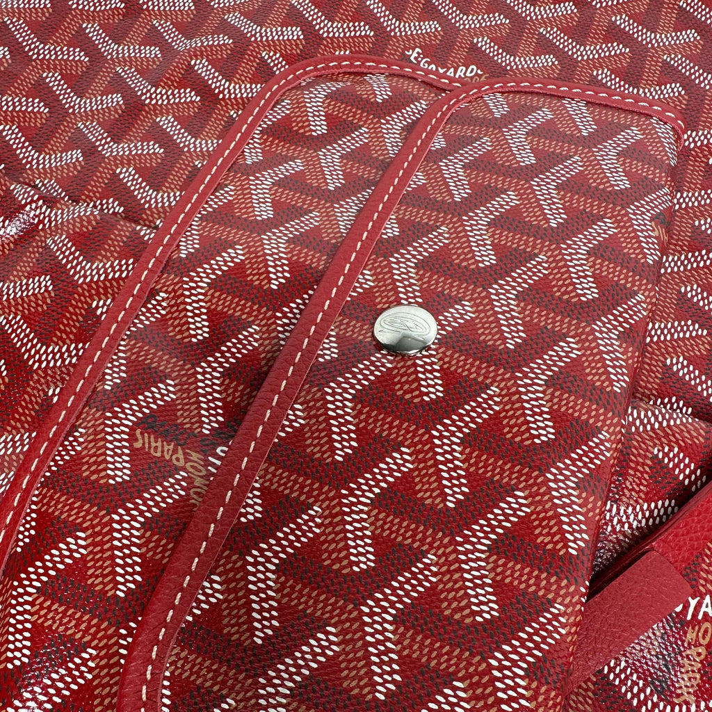 Goyard Goyardine St. Louis GM Tote-Red